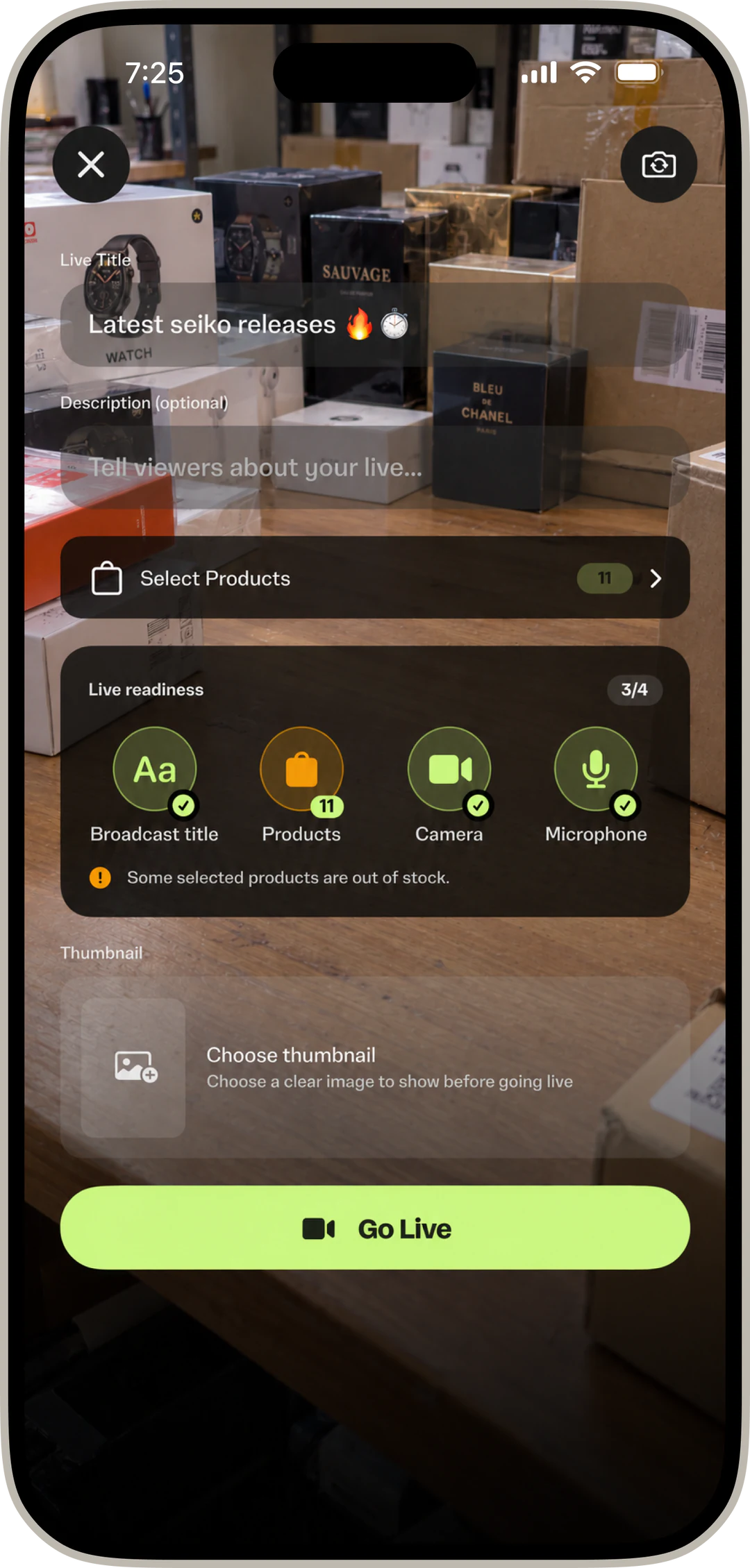 A pro live studio in your phone